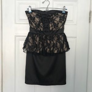 Fredericks of Hollywood Corset Strapless Dress Sz3